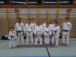 Der Karateclub Unterentfelden als Gast beim Wintertraining in Aarau (SKISF)